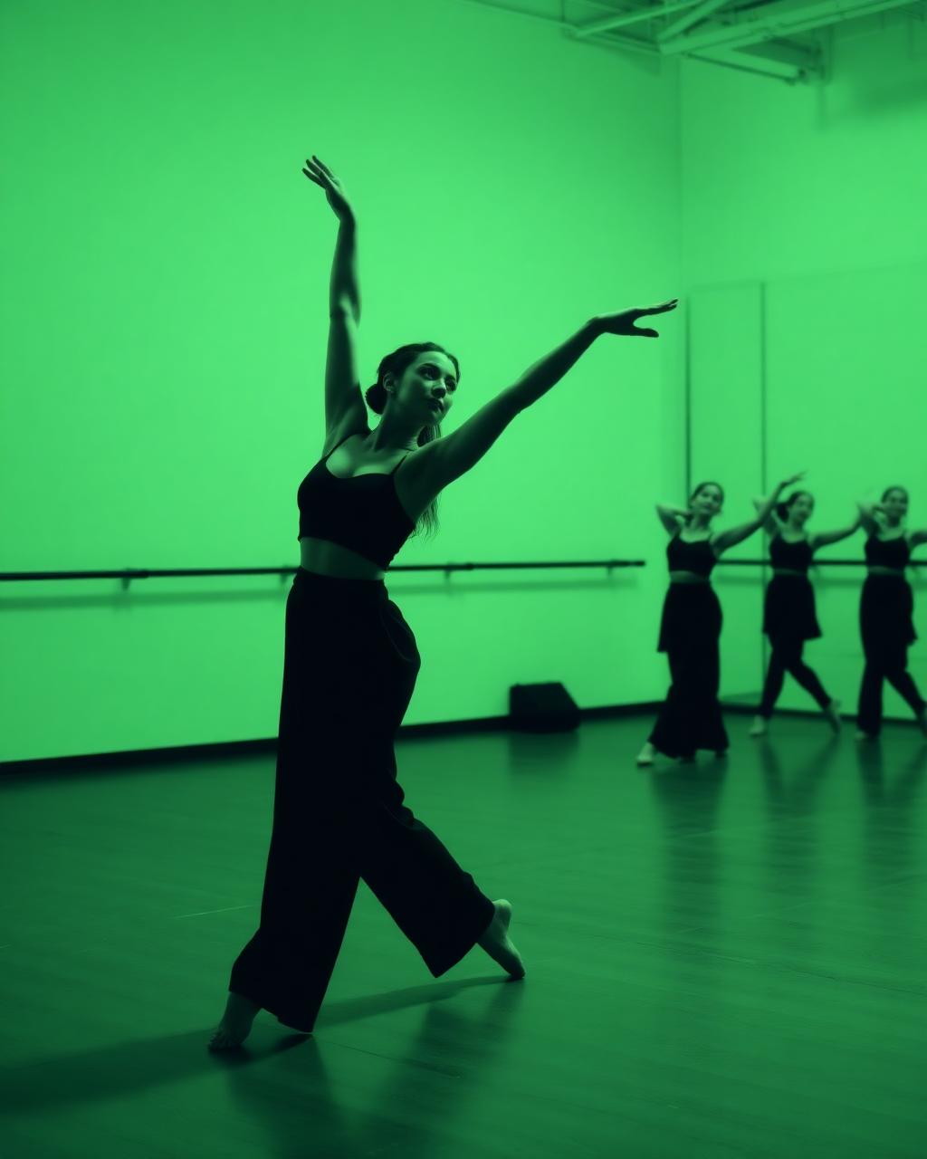 Clase de danza contemporánea